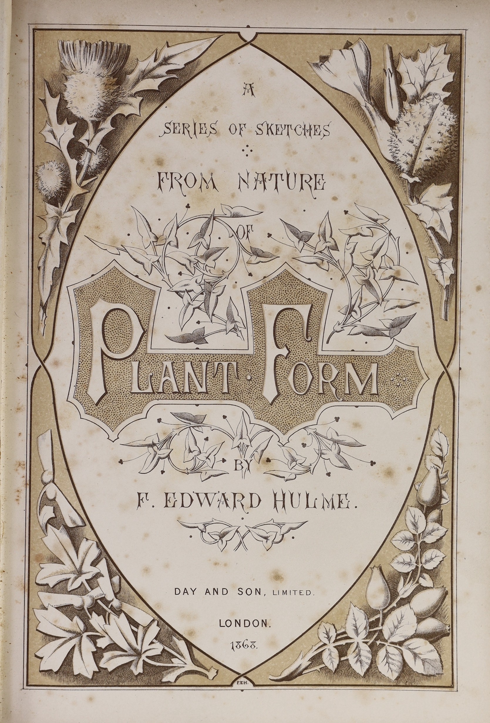 Craven, J.B - Dr Robert Fludd. …The English Rosicrucian - Life and Writings, one of 300, 8vo, simulated crocodile skin, Occult Research Press, n.d; Hulme, Frederick Edward - A Series of Sketches from Nature, of Plant For